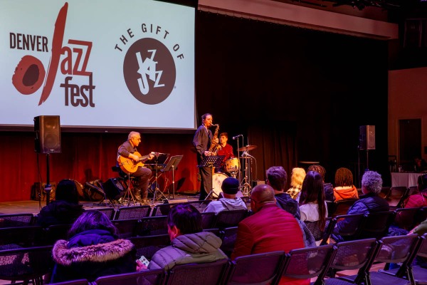 Gift of Jazz stage at the inaugural Denver Jazz Fest. pc: William Sterling
