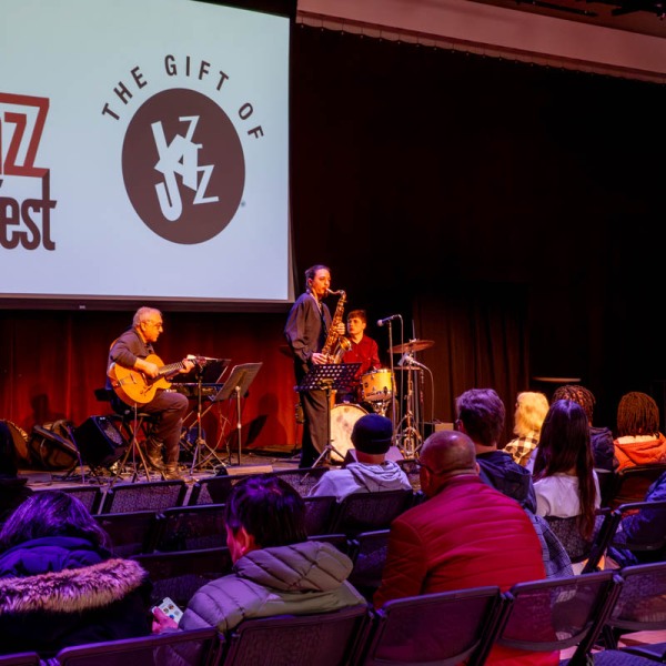 Gift of Jazz stage at the inaugural Denver Jazz Fest. pc: William Sterling