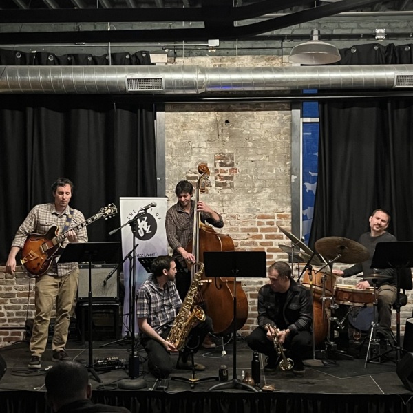 NextUp: Adam Gang Quintet at Woods Boss Brewing, 2024