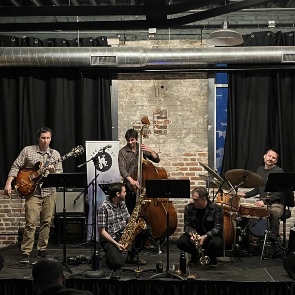 NextUp: Adam Gang Quintet at Woods Boss Brewing, 2024